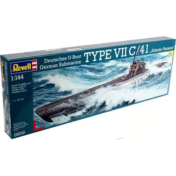 Plastikový model Revell Atlantic Deutsches U-Boot TYPE VII C/41 Version 05100 1:144