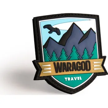 Nášivka WARAGOD Nášivka 3D Travel 7x5cm