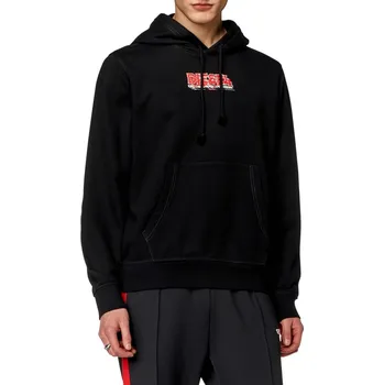 Pánská mikina MIKINA DIESEL S-GINN-HOOD-K37 SWEAT-SHIRT BLACK4