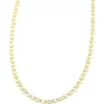 Zlatý řetízek Valentina zdobená v lesklém vzhledu 1,80g