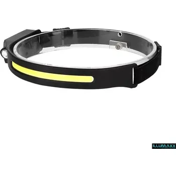 Žárovka LED čelová svítilna 3W COB +1W LED (nabíjecí) (nabíjecí čelovka)