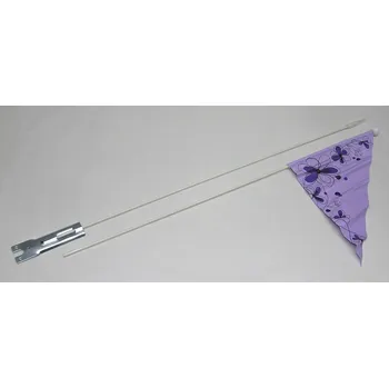 vozík za kolo cykloanténa 1,5m fialová obrázek