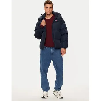 Pánská větrovka Tommy Jeans Vatovaná bunda Alaska DM0DM20479 Tmavomodrá Regular Fit 3XL