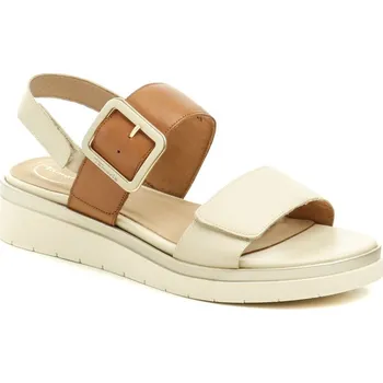 Dámská obuv Tamaris Comfort 8-58706-42 béžovo hnědé dámské nadměrné sandály EUR 43