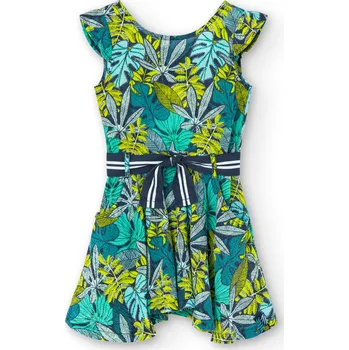 Dívčí šaty Dívčí šaty Boboli Leaves Barva: Zelená, Velikost BOBOLI: 6 let (116)