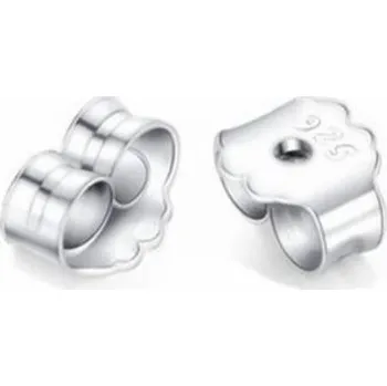 Náušnice Stříbrná rhodiovaná puzeta