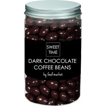Čokoláda kávová zrna v hořké čokoládě 290g (dóza)