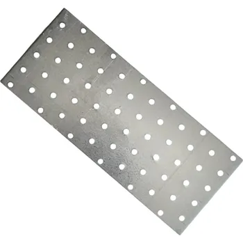Tesařské kování Mark PP13 / PP24 Destička perforovaná 100x240x2mm tesařská spojka děrovaná pozinkovaná CE
