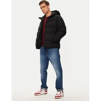 Pánská bunda Tommy Hilfiger Vatovaná bunda MW0MW36599 Černá Regular Fit XXL
