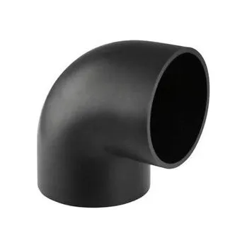 Stavebniny GEBERIT PE koleno 45°, DN200, odpadní, PE-HD, černá