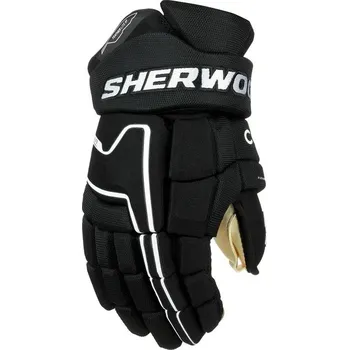 Hokejové rukavice Rukavice Sherwood Code Encrypt Pro SR, Senior, černá-bílá, 14" Sherwood