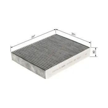 Kabinový filtr Kabinový filtr Porsche 911 Kabriolet (992) Bosch - 3.0Carrera, 3.0Carrera4, 3.0CarreraS,