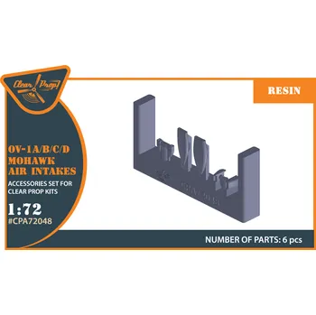 Plastikový model Clear Prop models 1/72 OV-1A/B/C/D Mohawk Air Intakes