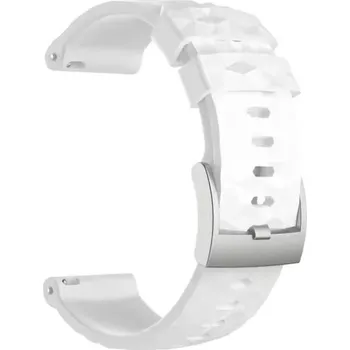 Ostatní příslušenství k chytrým hodinkám eses Silikonový řemínek s 3D vzorem - Bílý, 24 mm