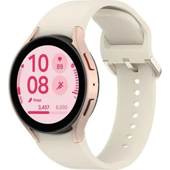 Ostatní příslušenství k chytrým hodinkám eses Silikonový řemínek pro Samsung Galaxy Watch 4, 5, 6, 7, FE - Béžový, OneClick