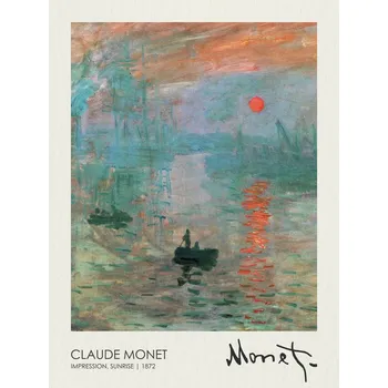 Plakát Plakát, Obraz - Impression, Sunrise (1872), Claude Monet