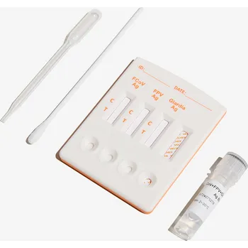 Diagnostický test Rychlotest - kočičí koronavirus (FCoV)+parvovirus (FPV)+Giardia Lamblia - 10ks