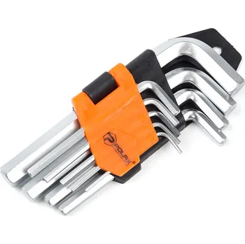 Klíč Polax Sada imbusových klíčů 9ks, prodloužené 1,5-10mm CrV