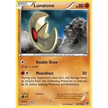 Sběratelská karetní hra Pokémon XY 063/146 Lunatone - XY Stav: Excellent, Verze: NORMAL