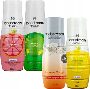 Sirup 5X SIRUP SODASTREAM GREPFRUIT CITRON ZERO VIŠEŇ MARACUJA BEZINKA