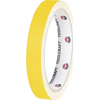 Izolační páska TOOLCRAFT HEB19L10GC HEB19L10GC páska se skelným vláknem HEB19L10GC žlutá (d x š) 10 m x 19 mm 1 ks