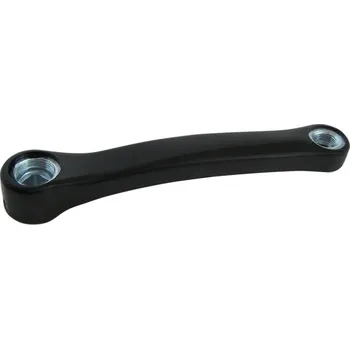 Klika na kolo klika L ocel/plast 170 4hran černá