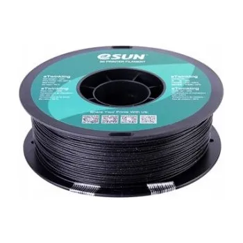 3D tisk ESun Twinkling PLA Filament Černý 1.75mm