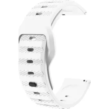 Příslušenství k chytrým hodinkám eses Silikonový řemínek s provlékáním - Vzorovaný bílý, 16 mm
