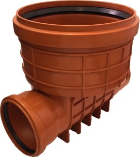 MIDAS Dno šachtové DN 400/200 Přímé , s těsněním , z PP