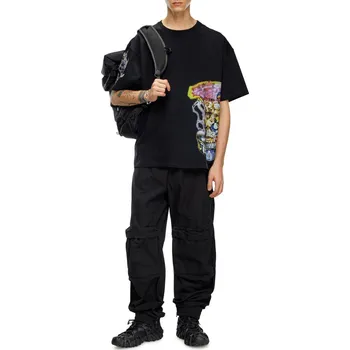 Pánské kalhoty KALHOTY DIESEL P-BEECK TROUSERS BLACK 1