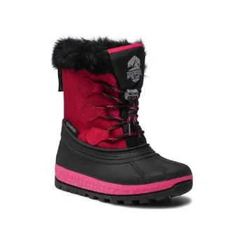 Dětská móda Sněhule Boatilus Youth Joggy Sint Leather Boot NJ16 VAR.21ZU Růžová 28_29