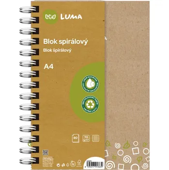 Blok Blok kroužkový ECO LUMA - A4 / linka