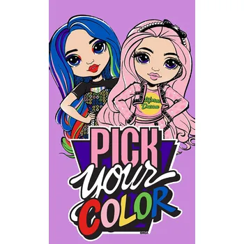 Dětské zboží Carbotex Dětský ručník Panenky Rainbow High Color Style 30x50 cm