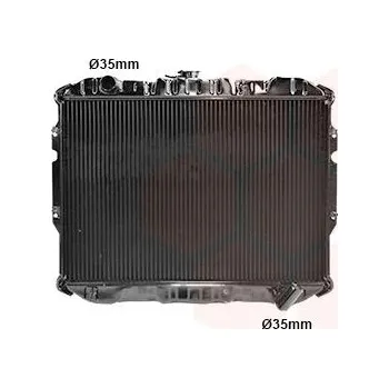 Motor automobilu Chladič, chlazení motoru VAN WEZEL 32002049