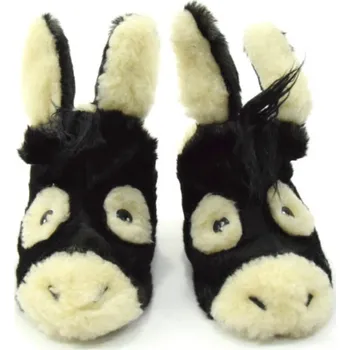 Chlapecké bačkory Vlněné bačkory OSLÍK – černé, 100% ovčí vlna Merino Barva: Černá, Velikost: 37