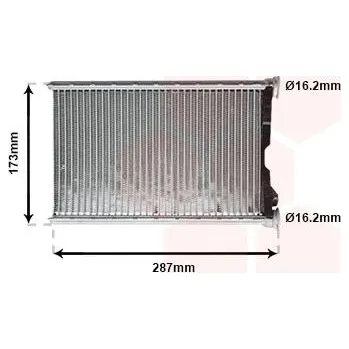 Vymenik tepla, Vnitrni vytapeni VAN WEZEL 06006342