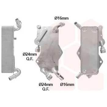 Chladič oleje, automatická převodovka VAN WEZEL 03013727