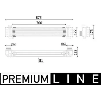 Turbodmychadlo chladič turba MAHLE CI 619 000P