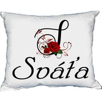 Dekorativní polštářek Moon River SVÁŤA polštář s dámským jménem 30x40 cm