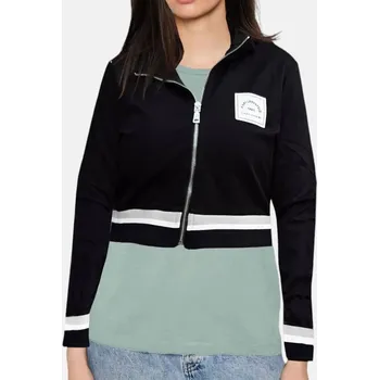 Dámská casual bunda Dámská krátká bunda Karl Lagerfeld - Velikost M, Barva Černá 56017 E17L784