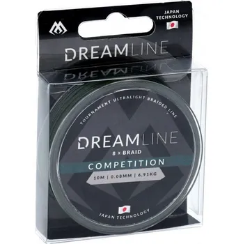 Pletená Šňůra Mikado Dreamline Green 10m 0,18mm/18,32kg