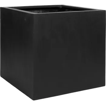 Květináč Block Black XL - V 60 cm / D 60 cm