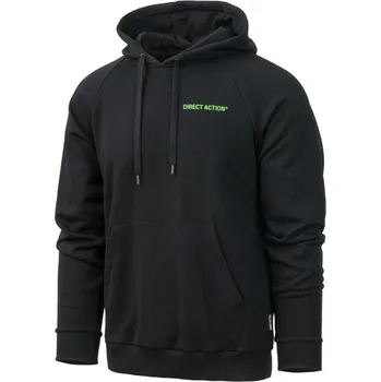 Pánská mikina DIRECT ACTION mikina klokanka INTO THE DARK ČERNÁ
