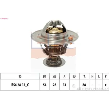 Chladič motoru Termostat, chladivo EPS 1.880.870S