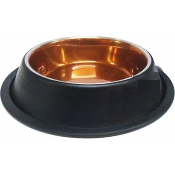 Miska pro psa JUKO Miska nerez stabilní černá/měď 1,5 l