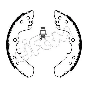 Auto-moto Sada brzdových čelistí CIFAM 153-192