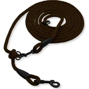 Vodítko pro psa PafDog® Přepínací nastavitelné vodítko 10mm, 11 délek, hnědé DÉLKA VODÍTKA: 1.5 metru