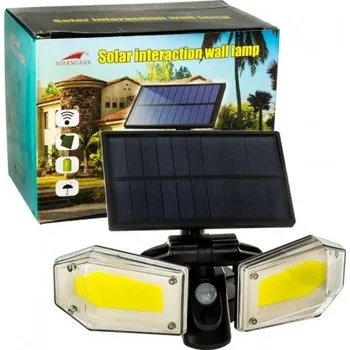 Venkovní osvětlení Solární Zahradní Pouliční Světlo 108 Cob Se Senzorem Pohybu A Soumraku MZR 63525