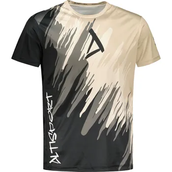 Pánské tričko Pánské funkční triko premium ALTISPORT VOJ/ALM006TR01 ČERNOHNĚDÁ 4XL