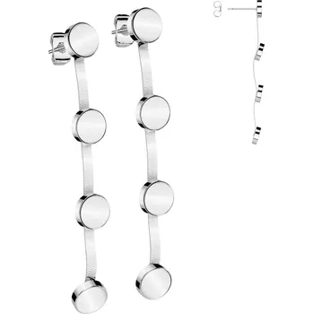 Náušnice Šperky4U Visací ocelové náušnice - OPN2006-ST